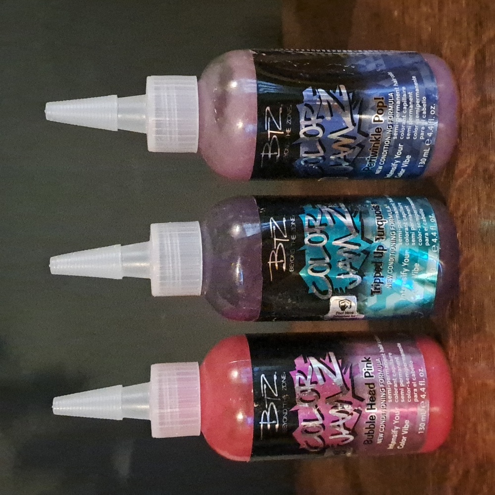 Lot of 3 Colir Jamz semi permanent  hair color